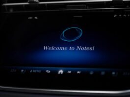 Mercedes-Benz MBUX Notes App