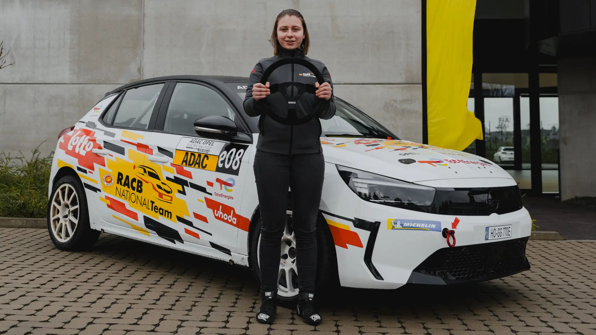 Thyrsa Eertmans, lauréate du Volant Rally Girls participera à l'ADAC Opel Electric Rally Cup 2025