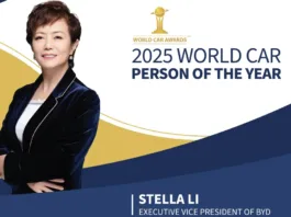 Stella Li sacre l’ascension fulgurante de BYD en devant la Personnalité automobile mondiale de l’année