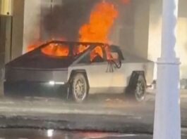 Tesla Cybertruck Explosion