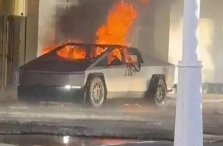 Tesla Cybertruck Explosion