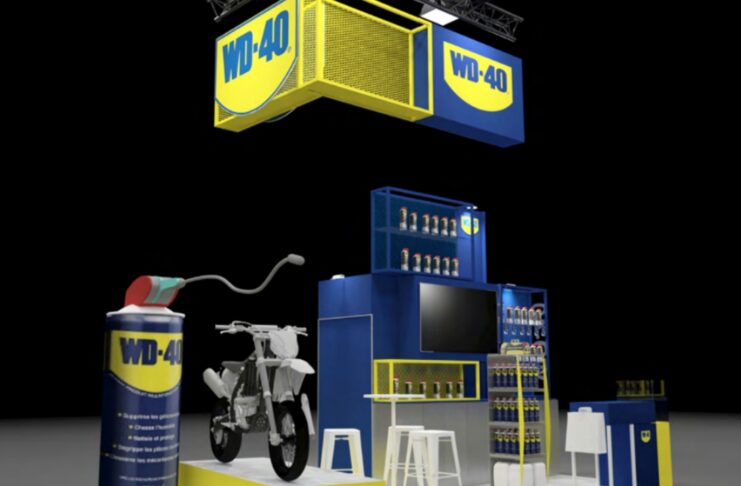 WD-40 fait son entrée au Salon du 2 Roues de Lyon 2025