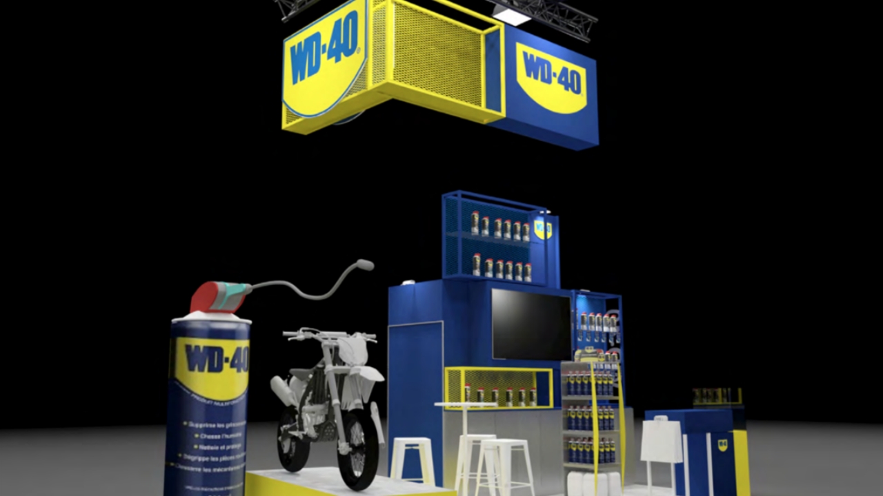 WD-40 fait son entrée au Salon du 2 Roues de Lyon 2025