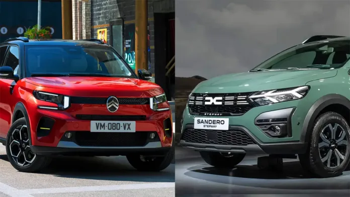 Dacia Sandero Stepway VS Citroen C3 2025 Dacia Sandero Stepway VS Citroen C3 2025