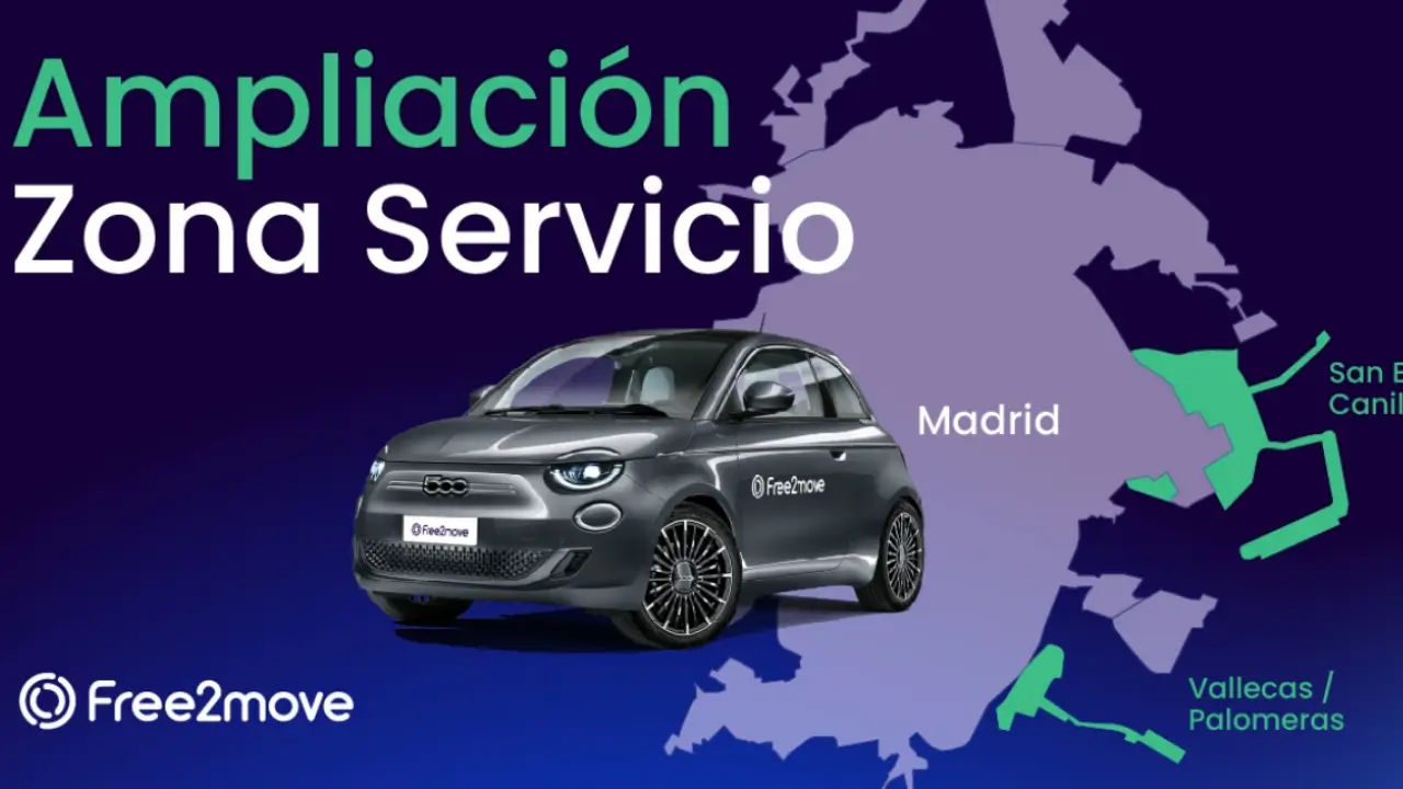 Free2move étend son service d'autopartage à Madrid