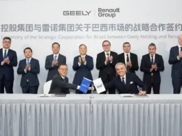 Group et Geely Holding Group signature