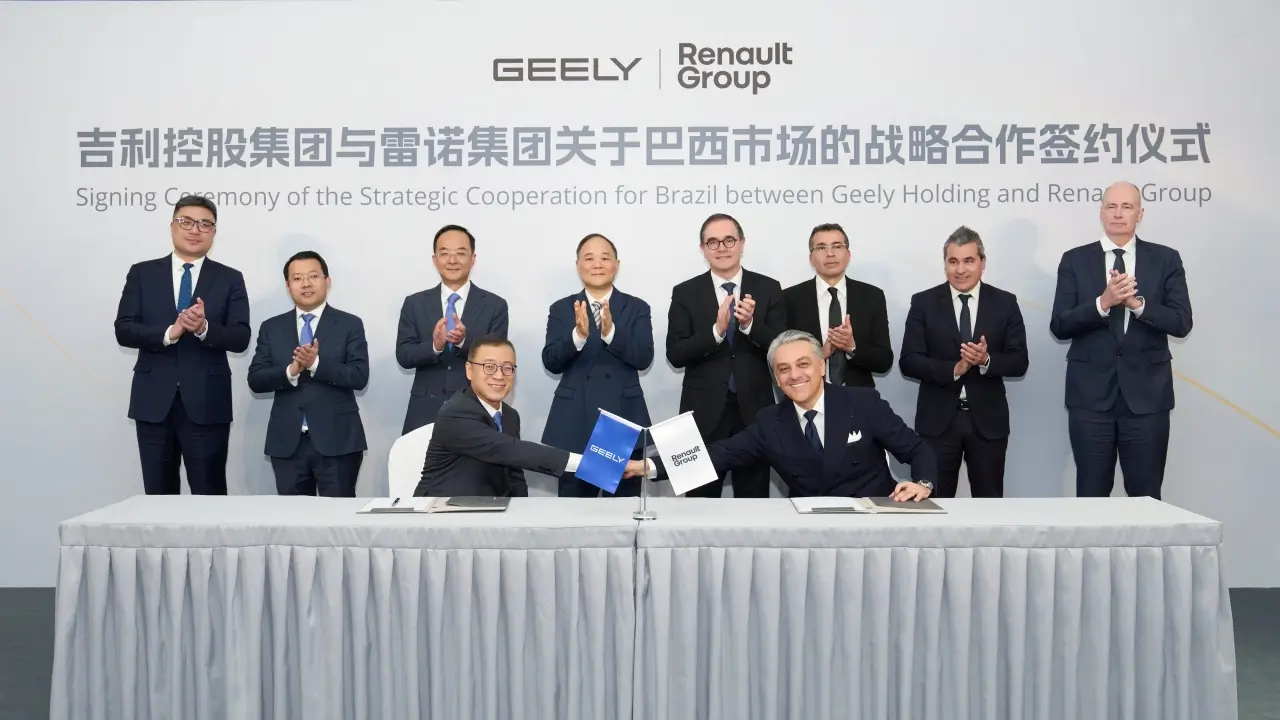 Group et Geely Holding Group signature