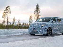 Mercedes-Benz Van EA Essais Hivernaux