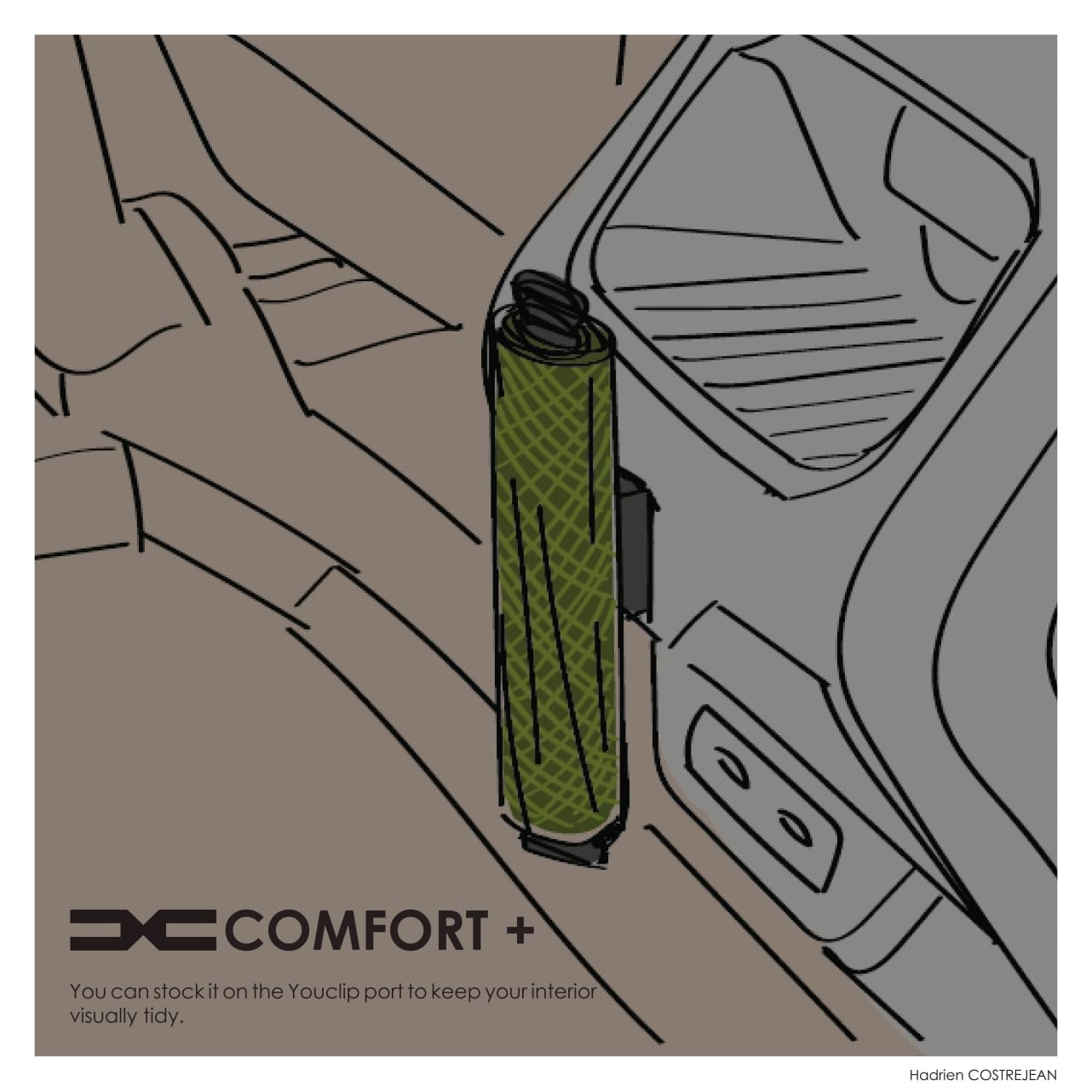 Projet Set Comfort+, presente par Hadrien COSTREJEAN (ENSAAMA) - Dacia