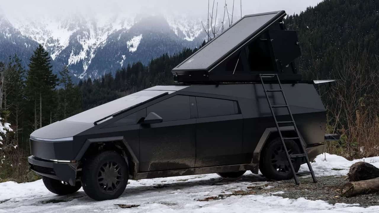 Tesla Cybertruck Space Camper