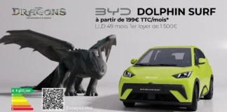 BYD au cinema - partenaire du film Dragons