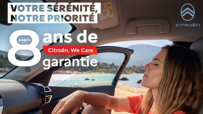 Citroën - la Garantie We Care passe à 8 ans ou 160 000 km