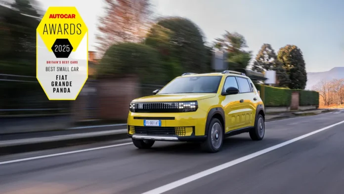 Fiat Grande Panda - Meilleure petite voiture - aux Autocar Awards 2025