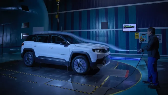 Jeep Compass 2025 test aerodynamique