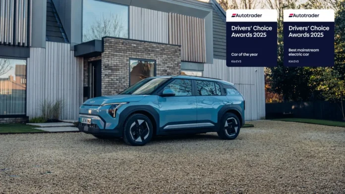Kia EV3 sacré Voiture de l’année aux Autotrader Awards 2025