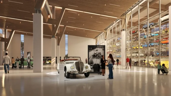 Nouveau Projet Patrimonial _ The Originals Renault – Les Collections - Image de perspective – Intérieur - ©Jacob Celnikier CGA et kaupunki