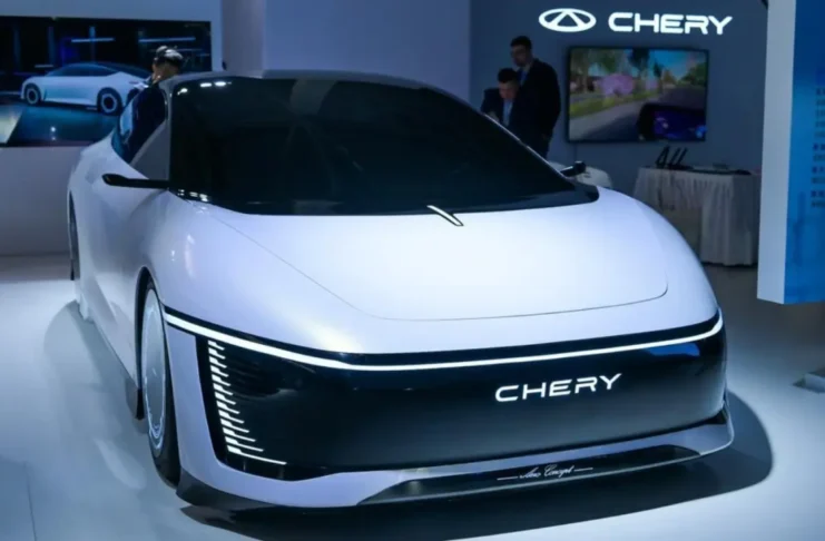 Partenariat LG Chery automobile