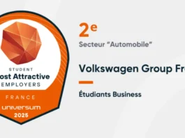Volkswagen Group France est le 2e employeurs les plus attractifs de l’année 2025