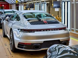 Porsche ventes en chute