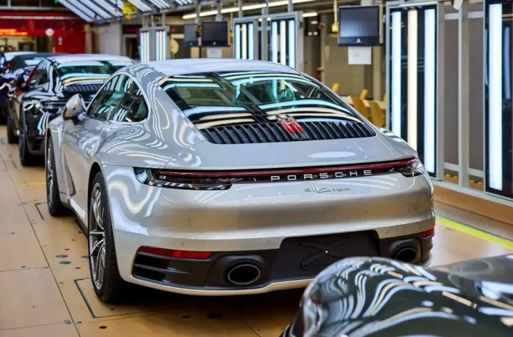 Porsche ventes en chute
