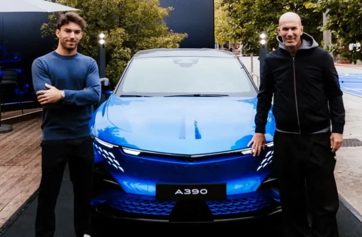 Alpine Paris Major 2025 - Zinedine Zidane et Pierre Gasly