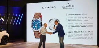 Luca Napolitano CEO Lancia - Mario Peserico Managing director Eberhard Co