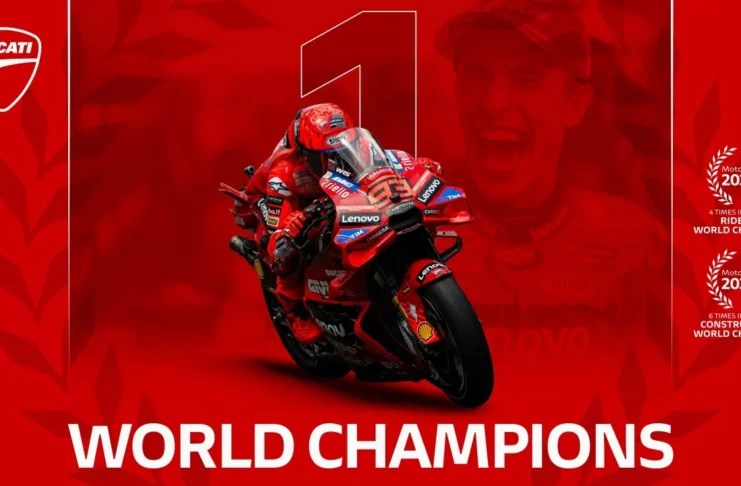Marc Márquez et Ducati champions du MotoGP 2025