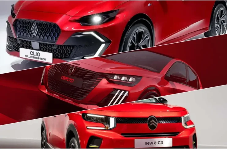 Renault Clio 6 Hybrid vs Peugeot 208 vs Citroën C3