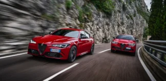 Les Alfa Romeo Giulia et Stelvio en diesel resteront disponible jusqu’en 2027 Alfa Romeo Giulia Quadrifoglio et Alfa Romeo Stelvio Quadrifoglio