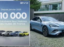 BYD - 10 000 véhicules vendus en France depuis janvier 2025