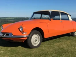 DS Citroen ID19 orange capucine - 1957