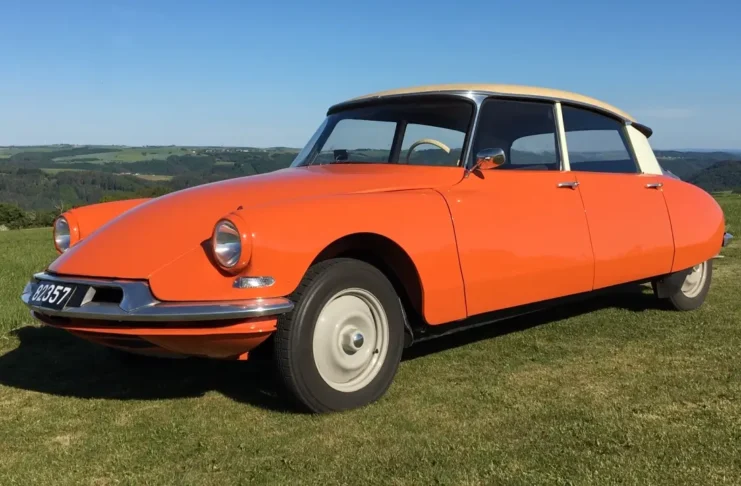 DS Citroen ID19 orange capucine - 1957