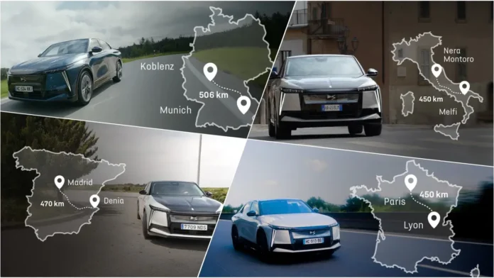 DS N°8 - l’électrique longue distance validée sur autoroute