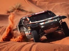 Double succès pour les Dacia Sandriders_ Sébastien Loeb s'impose au Maroc, Edouard Boulanger sacré Champion du Monde des Navigateurs