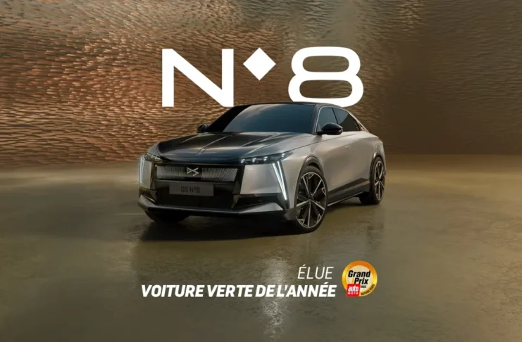 DS N°8 élue Voiture Verte de l’Année au Grand Prix Auto Moto 2025