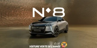 DS N°8 élue Voiture Verte de l’Année au Grand Prix Auto Moto 2025