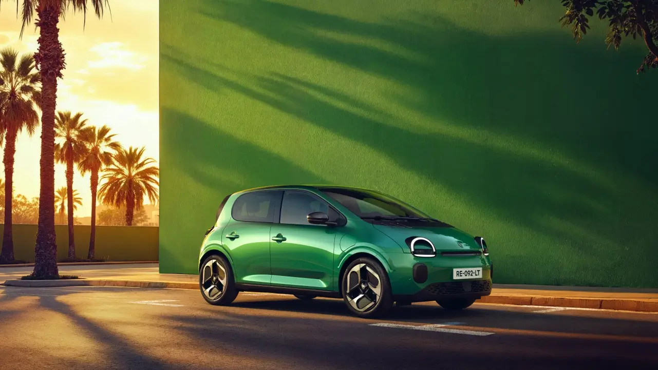 Renault Twingo E-Tech electric 2026 Vert Absolu