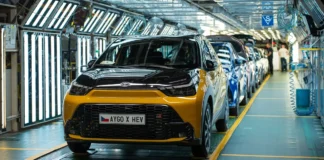 Nouvelle Toyota Aygo X Hybride entre en production Toyota Aygo X Hybride 2026