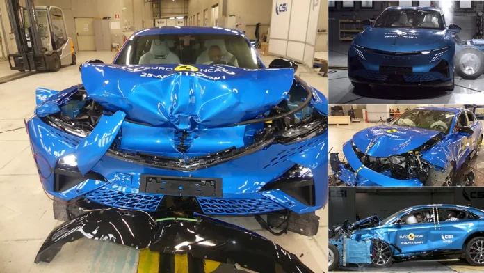 Alpine A390 crash test EURO NCAP