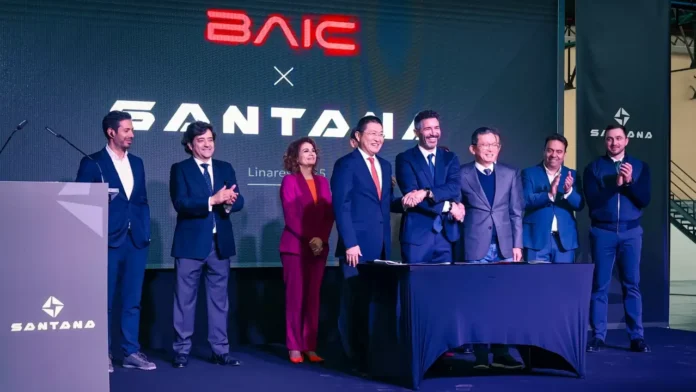 BAIC signe son accord avec Santana Motors