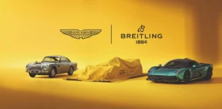 Aston Martin nomme Breitling partenaire horloger officiel