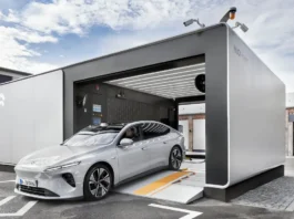 Nio swap de batterie en 5 minutes