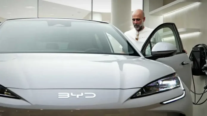 Pep Guardiola récupère sa BYD SEALION 7