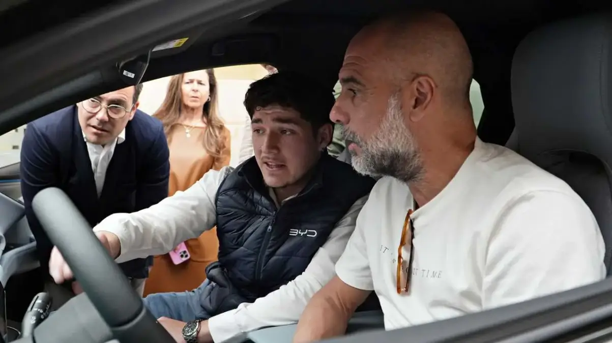 Pep Guardiola récupère sa BYD SEALION 7