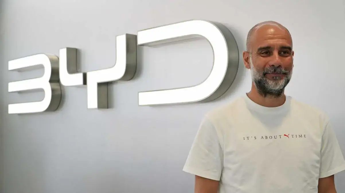 Pep Guardiola récupère sa BYD SEALION 7