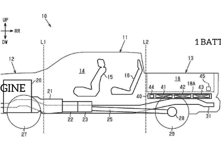 Toyota pick-up hybride rechargeable brevet