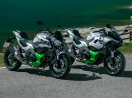Kawasaki Z7 Hybrid et Ninja 7 Hybrid