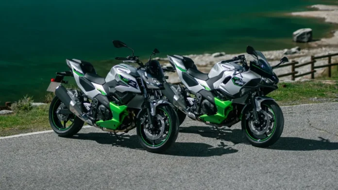 Kawasaki Z7 Hybrid et Ninja 7 Hybrid