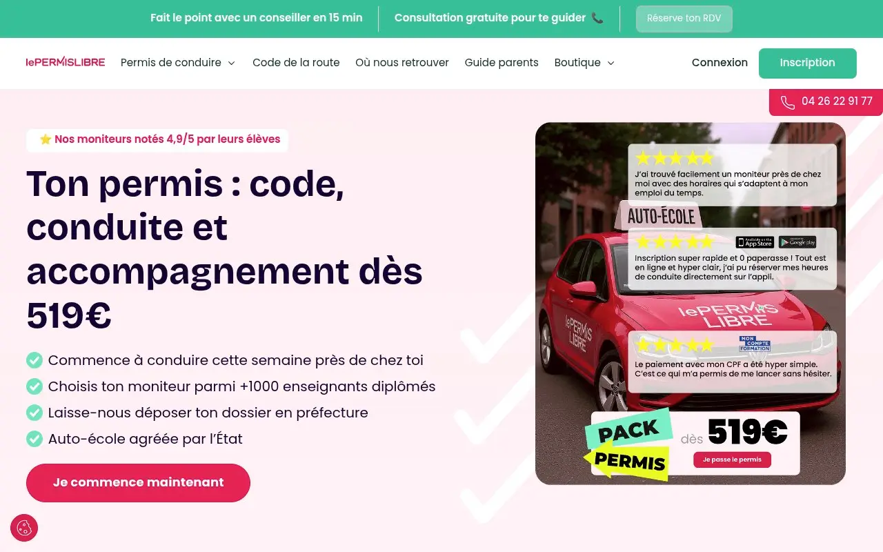 Lepermislibre – La flexibilité nationale, code illimité et conduite compétitive