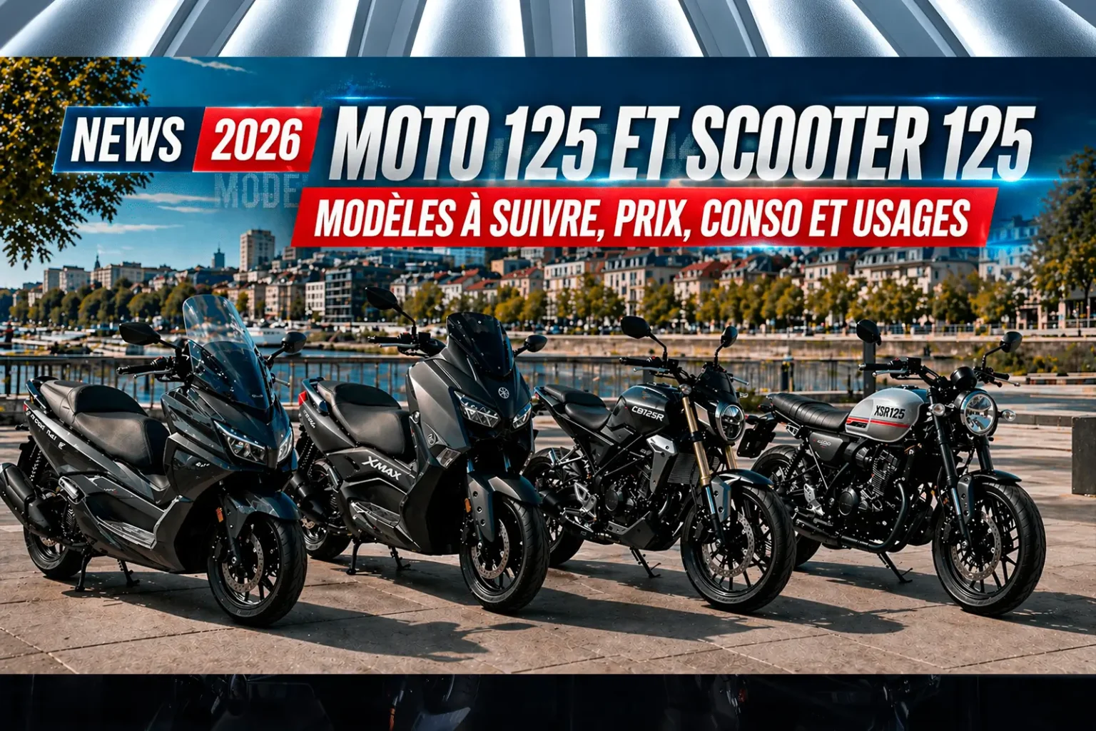 Moto 125 et scooter 125 en 2026 : modèles à suivre, prix, conso et usages Moto 125 ou scooter 125 - lequel choisir en 2026_
